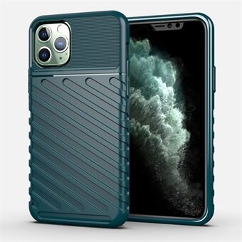 Thunder Series Twill Texture Soft TPU Back Shell voor iPhone 11 Pro 5,8 inch