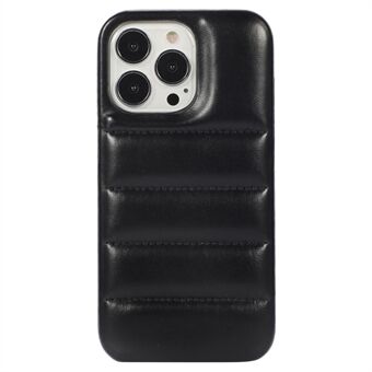 Voor iPhone 11 Pro 5.8 inch Down Soft Touch Jas 3D Drop-proof Cover PU Leer Gecoat PC Mobiele Telefoon Case: