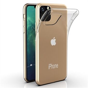 Voor iPhone 11 Pro 5,8 inch telefoonhoes Hoge transparantie Schokbestendig Flexibel Scratch Ultradunne TPU-hoes