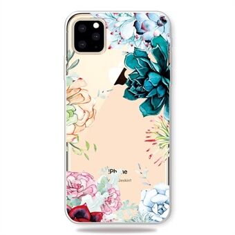 Pattern Printing Extremely Transparent TPU Phone Case Cover for iPhone 11 Pro Max 6.5 inch (2019)