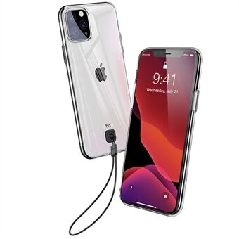 BASEUS Transparante TPU-telefoonhoes met snoer voor Apple iPhone 11 Pro Max 6.5 Inch (2019)