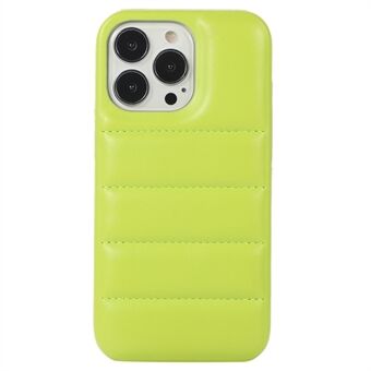 Voor iPhone 11 Pro Max 6.5 inch Down Soft Touch Jas 3D slijtvaste Cover PU Leer Gecoat PC Beschermende Telefoon Case: