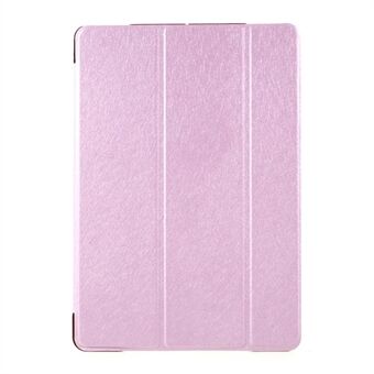 Slim Case for iPad 10.2 (2021)/(2020)/(2019) PU Leather Shockproof Tablet Cover Tri-fold Stand Protector with Silk Texture Auto Sleep/Wake Function