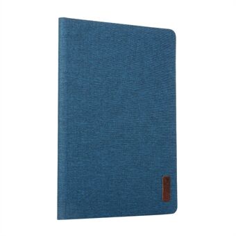 JFPTC Doek Textuur Smart Stand Leren Tablet Case Shell voor iPad 10.2 (2021) / (2020) / (2019)