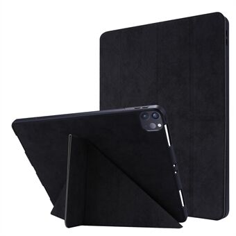 Retro-stijl origami Smart lederen Stand tablethoes voor iPad Pro 11-inch (2020)