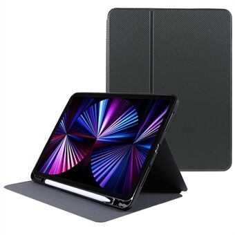 X-LEVEL KEVLAR getextureerde Stand PU-leer Auto Wake / Sleep Smart Tablet beschermhoes met pennenhouder voor iPad Pro 11 \'\' 2021/2020/2018