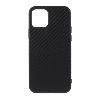 Carbon Fiber TPU beschermende telefoonhoes voor iPhone 12 mini 5,4 inch