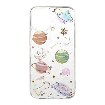 Epoxy TPU Star Planet Printing Case Shell voor iPhone 12 mini