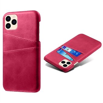 KSQ Leather Hardcover voor iPhone 12 mini met kaarthouders - Rose