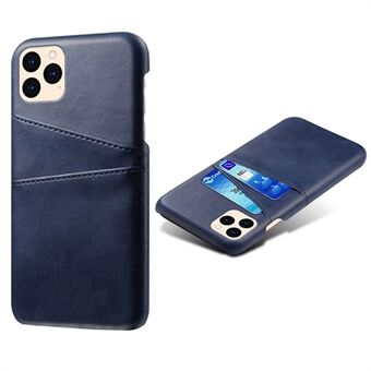 KSQ Leather Hardcover voor iPhone 12 mini met kaarthouders - Blauw