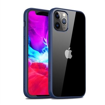 IPAKY Clear PC Back + TPU Edge Combo Beschermhoes voor iPhone 11 - Blauw