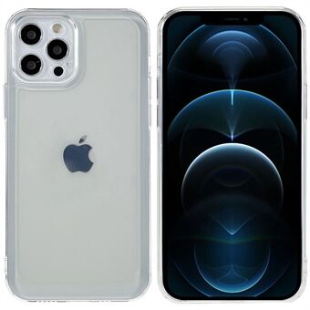 Space serie verdikte transparante TPU-telefoonhoes voor iPhone 12 Pro 6,1 inch, camerabeschermingsontwerp kristalhelder, zachte telefoonbeschermende accessoires