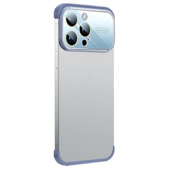 TPU + acryl lensbeschermer bumperhoes voor iPhone 12 Pro 6,1 inch slanke telefoonhoes zonder achterkant