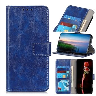 Crazy Horse Texture Wallet Stand Leather Phone Cover voor iPhone 12 Pro Max 6,7 inch
