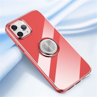 Roterende Ring metalen plaat standaard TPU telefoonhoes voor iPhone 12 Pro Max 6,7 inch