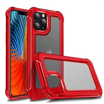 Carbon fiber texture PC + TPU Combo beschermhoes voor iPhone 12 Pro Max 6,7 inch