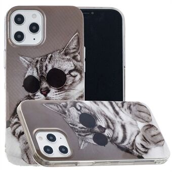 Animal Series IMD zachte TPU-cover voor iPhone 12 Pro Max 6,7 inch