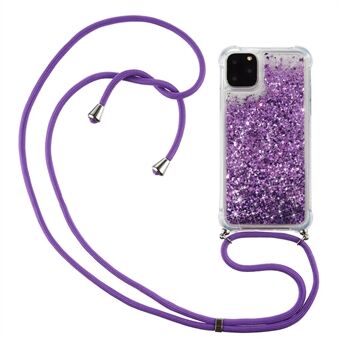 Glitterpoeder Quicksand Style TPU Back Cover voor iPhone 12 Pro Max 6,7 inch