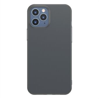 BASEUS Comfort Series Ultradunne Matte PP Back Cover voor iPhone 12 Pro Max 6.7 Inch - Transparant Zwart