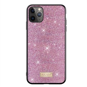 SULADA Dazzling glittery oppervlak lederen TPU case voor iPhone 12 Pro Max Shell