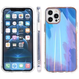 Rendered Watercolour Pattern IMD Design Soft TPU Phone Cover voor iPhone 12 Pro Max