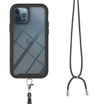 TPU + PC Hybrid Volledig beschermende telefoonhoes met snoer voor iPhone 12 Pro Max 6,7 inch