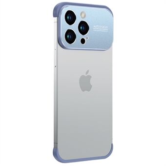 Voor iPhone 12 Pro Max TPU + Slim-Fit telefoonhoesje van aluminiumlegering met beschermhoes voor lensframe