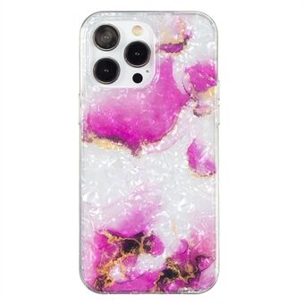 Voor iPhone 12 Pro Max 6,7 inch IMD Marble Flower Phone Case Shell Pattern Anti-Drop TPU Phone Cover