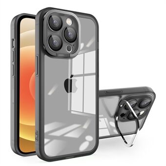 TPU-telefoonhoes voor iPhone 12 Pro Max 6,7 inch, gegalvaniseerde pc-standaardhoes met lensfilm