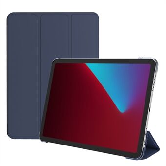 Plastic achterkant van kristal + drievoudig gevouwen PU-leren tablethoes voor iPad Pro 11-inch (2018) / Pro 11-inch (2020) / Air (2020)
