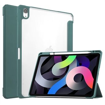 Transparante achterstandaard Ingebouwde pennenhouder Stand Shell voor iPad Air (2020)