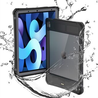 PC + TPU-bescherming Waterdichte behuizing Transparante achterkant voor iPad Air (2020)