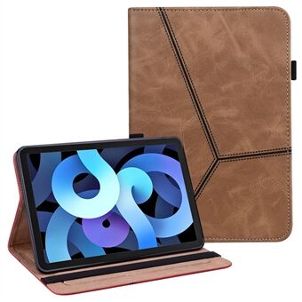 Lederen Auto Wake / Sleep Tablet Stand Cover met kaarthouder voor iPad Air (2020)