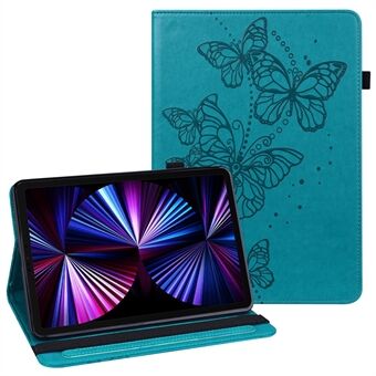 Met vlinders bedrukte krasbestendige goed beschermde anti-val tablet hoes met Stand voor iPad Pro 11-inch (2021) / Air (2020)