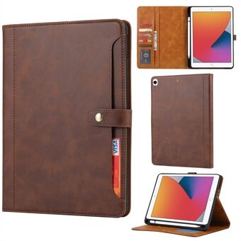 Wallet Stand Design PU-lederen tablethoes voor iPad 10.2 (2020)