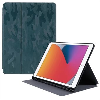 X-LEVEL War Wolf Series camouflagepatroon PU- Stand Auto Sleep / Wake Cover met potloodhouder voor iPad 10,2 (2021) / (2020) / (2019) / Air 10,5-inch (2019) / iPad Pro 10,5-inch (2017)