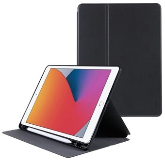 X-LEVEL Litchi Texture Auto Wake / Sleep PU- Stand Beschermende tablethoes met potloodhouder voor iPad 10,2 (2021) / (2020) / (2019) / Air 10,5-inch (2019) / iPad Pro 10,5-inch (2017)