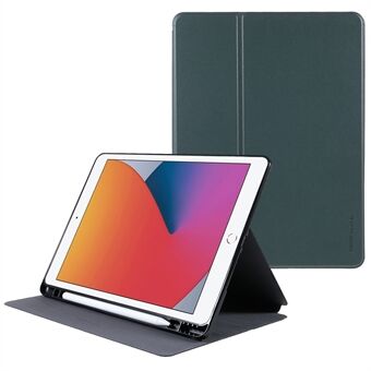 X-LEVEL Litchi Texture Auto Wake / Sleep PU- Stand Beschermende tablethoes met potloodhouder voor iPad 10,2 (2021) / (2020) / (2019) / Air 10,5-inch (2019) / iPad Pro 10,5-inch (2017)