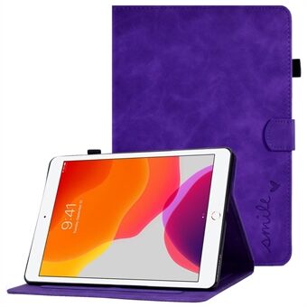 Voor iPad 10.2 (2019)/(2020)/iPad Air 10.5 inch (2019) PU lederen Stand Folio Case patroon bedrukt kaartsleuven Tablet Cover met potlood houder