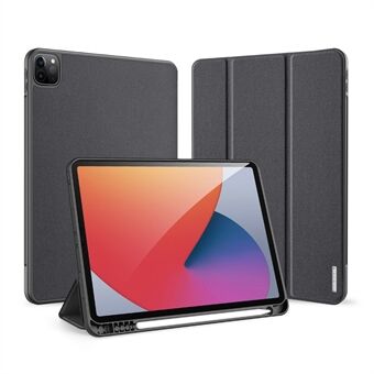 DUX DUCIS Drievoudige Stand Zakelijke stijl tabletbeschermhoes met pensleuf voor iPad Pro 11-inch (2021) (2020)