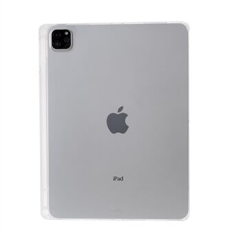 Transparante TPU telefoonhoes met pennenhouder voor iPad Pro 12,9" (2021) / (2020) / (2018)