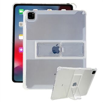 Voor iPad Pro 12.9 (2018) / (2020) / (2021) / (2022) Tablet Hoes Kickstand Crystal TPU Tablet Back Protector