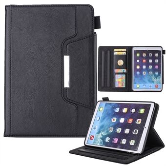 Volledige bescherming PU- Stand portemonnee tablethoes met Auto Sleep / Wake voor iPad mini (2021)