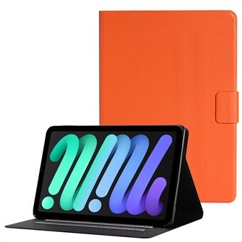 Effen kleur anti-drop magnetisch slot Auto Wake / Sleep leren tas met Stand voor Apple iPad mini (2021) / mini 6
