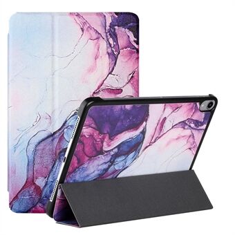 A-serie Volledige bescherming Anti-drop Auto Wake / Sleep Pattern Printing Zijdetextuur Tablet Case Cover met Stand voor iPad mini (2021)