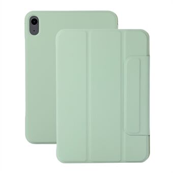 Magnetische Absorptie Design Lederen Stand Tablet Cover Cover voor iPad mini (2021)