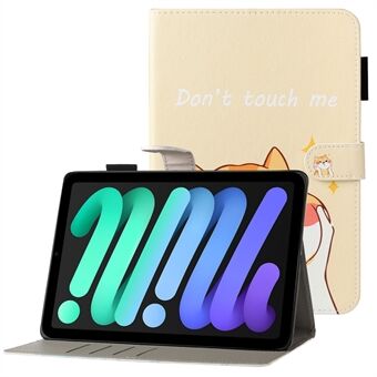 Stijlvol patroon bedrukt etui ontwerp met magnetische sluiting Anti-drop Tablet Case Cover voor iPad mini (2021)