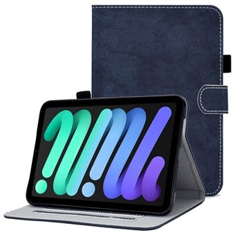 Voor iPad mini (2021) Schokbestendig Tablet Case Doek Textuur Effen Kleur Volledige bescherming Cover met Stand
