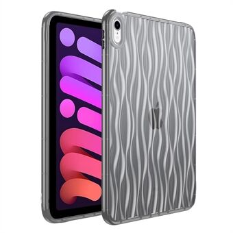 Transparante tablethoes voor iPad mini (2021), Wave Texture Soft TPU Anti-drop Cover
