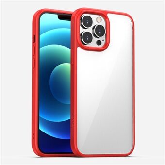 IPAKY Drop-proof PC + TPU Hybrid Case Telefoon Beschermhoes Shell voor iPhone 13 - Rood